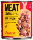 Mokra karma dla psów Josera Meatlovers Menu Wołowina z ziemniakami 800 g (4032254762553)