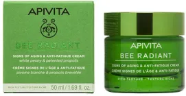 Krem o bogatej konsystencji Apivita Bee Radiant chroniący przed oznakami starzenia i zmęczenia 50 ml (5201279074258)