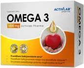 Suplement diety ActivLab Pharma Omega 3 1000 mg 60 kapsułek (5903260901887)