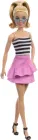 Lalka Mattel Barbie Fashionistas Doll nr 213 Blondynka w czarno-białym topie, 65. rocznica (HRH11)
