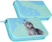 Piórnik rozkładany z wyposażeniem Starpak Cats  (5905523617030)