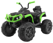 Quad elektryczny dla dzieci ATV z dźwiękowymi i świetlnymi efektami Czarno-zielony (5903864904512)