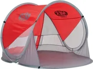 Namiot Nils Camp NC3142 plażowy Samorozkładający z Podłogą Czerwono-szary (5907695545302)