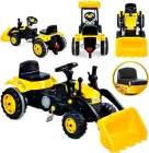 Traktor na pedały Woopie Farmer MaxTrac Classic Łyżka-spychacz Żółty (5904326941540)