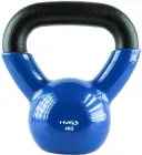 Kattlebell HMS żeliwny pokryty winilem 4 kg Niebieski (5907695501452)
