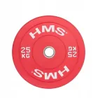 Tarcza olimpijska HMS Bumper 25 kg Czerwona (5907695520729)
