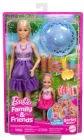 Zestaw do zabawy Barbie Family & Friends Malibu i Chelsea Siostry na pikniku JBF43 (0194735258642)