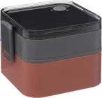 Śniadaniówka 5five Simply Smart z przegródkami hermetyczne zamknięcie terakota 1.5 l (5902973431278)