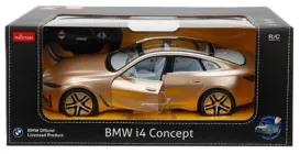 Samochód zdalnie sterowany Rastar BMW i4 Concept 1:14 Złoty (6930751320345)