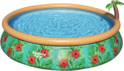 Basenik rozporowy Bestway z natryskiem Tropikalny 15 FT dla dzieci 457 x 84 cm 57416 (6942138984385)