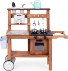 Kuchnia dla dzieci Ecotoys z akcesroiami z drewna jodłowego TL814004 (5905817003853)