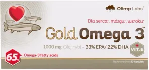 Suplement diety Olimp Labs Gold Omega 3 1000 mg 60 kapsułek (5901330013065)
