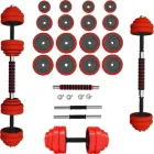 Zestaw regulowanych sztangielek HMS SGGX30 gumowanych 30 kg (5907695596045) (955555917360040) - Outlet
