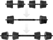 Zestaw hantli Spokey PONDUS 2 × 15 kg 944225 (5905339442253)