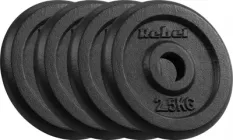 Zestaw talerzy Rebel Active gumowane 4 x 2.5 kg (5901890106146)