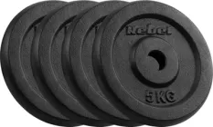 Zestaw talerzy Rebel Active 4 x 5 kg (5901890106153)