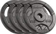 Zestaw talerzy Rebel Active gumowane 4 x 5 kg (5901890106214)