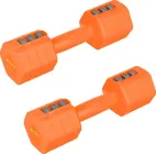 Zestaw hantli regulowanych HMS HL03 2 x 2.5 kg Pomarańczowe 17-47-401 (5908261685712)