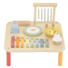 Drewniany stolik edukacyjny Viga Muzyczny Sensoryczny 7w1 (6971608442773)
