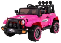 Samochód elektryczny dla dzieci Full Time 4WD Różowy (5903864904666)