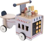 Rowerek biegowy Quint Wooden Balance Bike Ice Cream Cart Jack & Jacky (640040) (8716096020199)