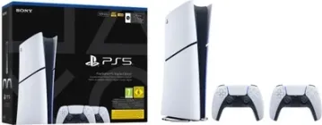 Konsola Sony PlayStation 5 Slim Digital Edition 825GB + 2 x DualSense Controllers (711719022633)