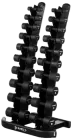 Zestaw hantli HMS HPT ze stojakiem STR37 2 X 1 - 10 kg (110 kg) 17-62-144 (5908261682797)