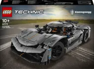 Zestaw klocków LEGO Technic Szary hipersamochód Koenigsegg Jesko Absolut 801 element (42173)