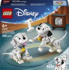 Zestaw klocków LEGO Disney 101 Dalmatyńczyków - Szczeniaczki Szczęściarz i Penny 268 elementów (43271)