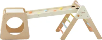 Plac zabaw dla dzieci Classic World Zestaw Wspinaczkowy Trójkąt Montessori 5w1 Drewniany (6927049060151)