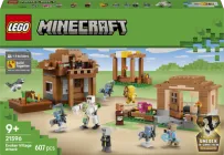 Zestaw klocków LEGO Minecraft Najazd przywoływaczy na wioskę 607 elementów (21596)
