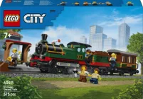 Zestaw klocków LEGO City Retro pociąg z lokomotywą parową 575 elementów (60511)