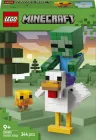 Zestaw klocków LEGO Minecraft Kurzy jeździec 344 elementy (21582)