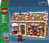 Zestaw klocków LEGO Świąteczna chatka z piernika 498 elementów (40809)