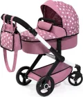 Wózek dla lalek Bayer Design Xeo 2 w 1 Różowy 17076AB (4003336418965)