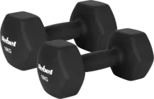 Zestaw hantli neoprenowych Rebel Active Hex 2 x 10 kg RBA-2330-10 (5901890124911)