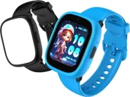 Smartwatch dla dzieci Kiddoboo WatchMe K3 Gen2 4G Blue/Black (5207244015370)